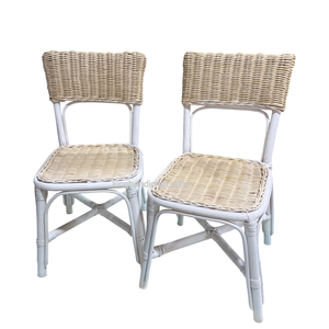 Silla Infantil de Ratán Hecha a Mano, Decoración para Fiestas de Cumpleaños, Asiento Infantil de Mimbre Artesanal para Eventos - Product Image 4