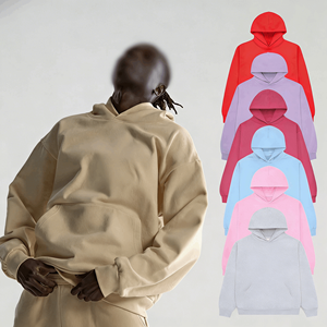 Sudaderas con capucha gráficas con estampado de abullonado personalizado de alta calidad para hombres y mujeres-Sudaderas de calle de algodón pesado con logotipo de serigrafía - Product Image 1