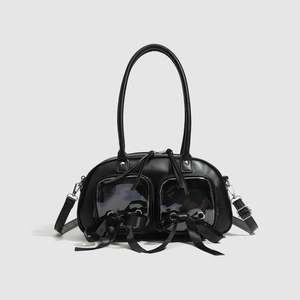 กระเป๋าแฟชั่นสะพายข้างสไตล์ญี่ปุ่น ลายการ์ตูน วัสดุ PU มีหูหิ้วสองข้าง ปิดซิป ราคาถูก ขายส่ง - Product Image 2