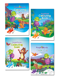 Trực tiếp từ nhà sản xuất Combo của 4 màu tím rùa giáo dục colouring sách vui vẻ học tập cho trẻ em 3-5 năm nhà máy tỷ lệ - Product Image 3