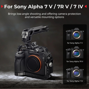 Kit Cage pour Appareil Photo SmallRig 6023/6024/6025/6026 pour <span class=keywords><strong>Sony</strong></span> <span class=keywords><strong>Alpha</strong></span> A7 V / <span class=keywords><strong>A7R</strong></span> V / A7 IV – Cage Complète pour Accessoires de Prise de Vue Vidéo - Product Image 2