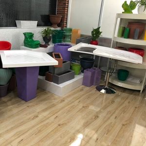 Jardinière rectangulaire de grande taille pour l'extérieur, en fibre de verre FRP, légère, durable, pour jardin, bac à fleurs - Product Image 2