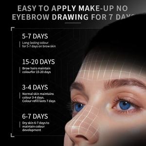 Kit de teinture pour cils et sourcils vegan, effet <span class=keywords><strong>mascara</strong></span> en tube, imperméable, longue tenue, <span class=keywords><strong>semi</strong></span>-<span class=keywords><strong>permanent</strong></span> - Product Image 4