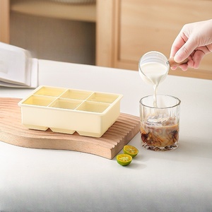 Moule à glaçons en silicone à démoulage facile pour la vente en gros, avec boîte pratique pour les glaçons - Product Image 2