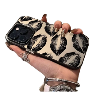 Coque de téléphone créative anti-chute avec miroir, personnalisée en usine, nouvelle, haut de gamme, noire, argentée, givrée, pour iPhone 18 17 16 13 Pro Max - Product Image 1