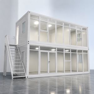 Casa Móvil de Lujo de Dos Dormitorios, Casa Contenedor Expandible con Cochera, Diseño de Villa Prefabricada, Oficina y Sala de Esports - Product Image 2