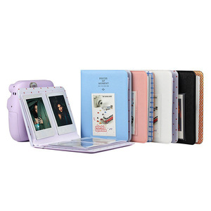 <span class=keywords><strong>Mini</strong></span> album photo de 3 pouces pour <span class=keywords><strong>Mini</strong></span> 13/12/11, 64 photos, couverture en cuir PVC commémorative, format 4x6, album <span class=keywords><strong>Instax</strong></span> pour mariage - Product Image 1