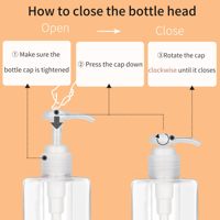 Bas prix 30ml 50ml 100ml emballage transparent de forme unique Lotion en plastique PE-HD et bouteille de crème pour les yeux pour cosmétique