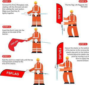 Hoge Kwaliteit Op Maat Geschoren Ijs Swooper Reclamevlag Grond Paal Kit Geschoren Ijsveren Vlag Promotionele Vlaggen Banners - Product Image 5