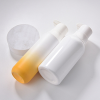 Botol Pompa Plastik PET Putih Isi Ulang 300ml 500ml untuk Sabun Mandi, Gel Mandi, Lotion, Sampo, dan Masker Wajah (Custom)