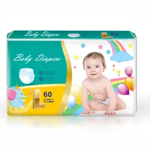 Large Size Dimensional Leakage Guard Bamboo Fiber Baby Diapers