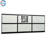 Maison mobile préfabriquée pliable WinFair au Panama, mini-maison de luxe en conteneur pliable en Australie et en Chine