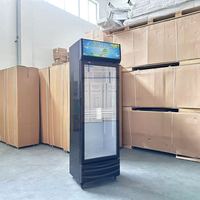 Congélateur debout en verre transparent de vente chaude affichage de boisson froide congélateur réfrigérateur bière réfrigérateur