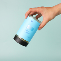 Flacon en verre de qualité alimentaire de 350 ml et 420 ml, bocal de stockage scellé pour capsules, mini flacon en verre portable pour l'emballage de capsules de soins de santé