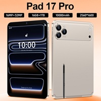 Tablet Pad 17 Pro Profesional Educativa con Android, Pantalla HD de 10.1 Pulgadas, 16GB+1TB de Memoria, USB Tipo C