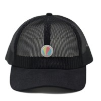 Casquette Trucker en Maille Entièrement Brodée avec Patch en Caoutchouc Personnalisé, 6 Panneaux, Visière Courbe, Fermeture Snapback, Faible MOQ, Haute Qualité, Prix Abordable