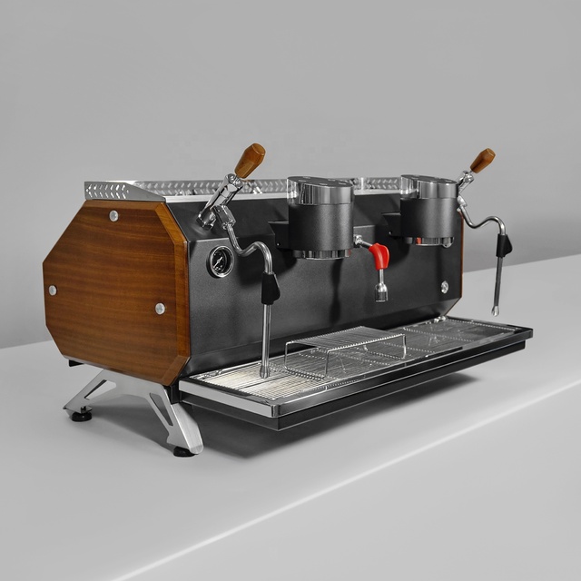 OEM E61 Dual Head Commercial Semi-Automatic Espresso Coffee Maker Household Expresso Machine with Electric Brew System