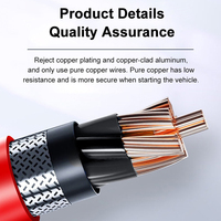 Démarreur de Voiture Portable Haute Performance EAFC 1000A 6400mAh 12V pour Véhicules à Essence et Urgences Routières