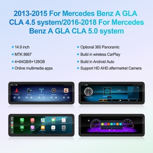 14.9" Touch Screen Android 13 Car for Benz GLA <b>System</b> 2013-2018 with CarPlay, Navigation Head Unit Android <b>Auto</b>, DSP, 4G LTE - Product Image 4