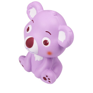 Lindo peluche de koala morado, figura de animal de dibujos animados de plástico suave para actividades promocionales - Product Image 2