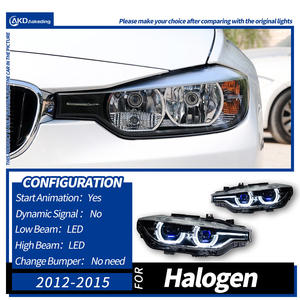 Especial para BMW Serie 3 F30 2013-2018 montaje de faros LED cuchara foco para 320i 325i luz amarilla tipo DRL - Product Image 6