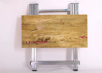 Table à manger pliante portable OEM, mobilier de salle à manger pliable pour bureaux d'ordinateur, table de travail légère pour petits espaces, idéale pour la maison