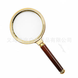 Wooden Handle Handheld <b>Magnifier</b> 90Mm Glass Lens High Definition <b>Reading</b> For Children Students Elderly - Product Image 4