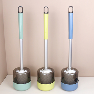 Factory Supply Wall Mounted <strong>Toilet</strong> Bowl Cleaning <strong>Brush</strong> Holder Set <strong>Aluminum</strong> Stick Bathroom <strong>Toilet</strong> Cleaning <strong>Brush</strong> - Product Image 1