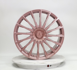 Jantes en alliage d'aluminium forgé, multi-branches, or rose, PCD ET personnalisé pour <span class=keywords><strong>Mercedes</strong></span> Benz, roues de voiture de 15 à 24 pouces - Product Image 3