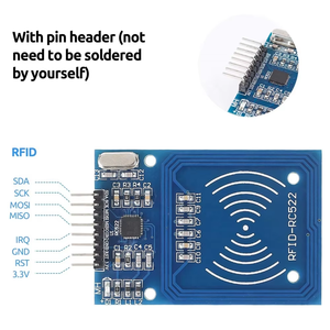 Module de lecteur de <span class=keywords><strong>carte</strong></span> RFID IC MFRC-522 RC522 avec <span class=keywords><strong>carte</strong></span> S50 Fudan gratuite et porte-clés - Product Image 4