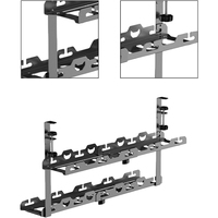 Support de gestion de câbles en maille pour équipement mobile, panier de rangement pour câbles, organiseur de fils pour cockpit