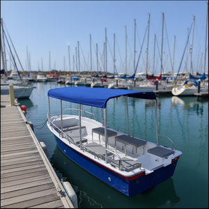 Yate Deportivo de Lujo con Consola Central Soldada de Aluminio de 5.5m / 18 Pies y Motor Fuera de Borda de 60HP para Cruceros, Pesca y Entretenimiento - Product Image 6