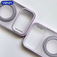 VAWI V-P02 Coque rigide antichoc en PC mat tendance avec béquille rotative à 360 degrés pour iPhone 17 Pro Max – Vente en gros