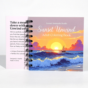 Libro de Colorear Personalizado para Adultos, Encuadernación en Espiral, Impreso en Papel de Calidad, Impresión Personalizada - Product Image 2