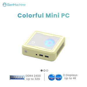 Genmachine AMD มินิพีซี <span class=keywords><strong>Ryzen</strong></span> <span class=keywords><strong>5</strong></span> <span class=keywords><strong>3550H</strong></span> 2 core RAM 16GB SSD 512GB WIFI <span class=keywords><strong>5</strong></span> BT4.2 HD 2 * USB3.0 2 * USB2.0 1G LAN 2 DISPLAY Screen โรงงาน - Product Image 1