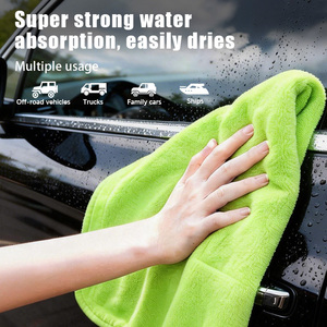 Serviette de séchage automobile en microfibre Magic 1000-1200 GSM, 1500-1600 GSM, 2000 GSM, 1400 GSM pour nettoyage et detailing, tissage Nano - Product Image 2