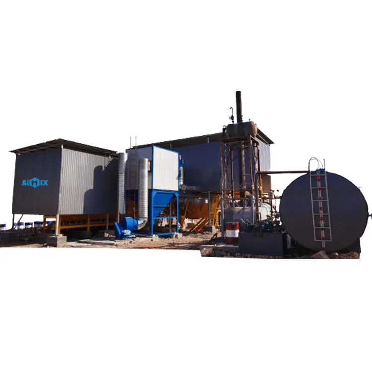 ALYJ-40 automatic mix mini asphalt plant 40 t/h mobile asphalt mixing plant for sale