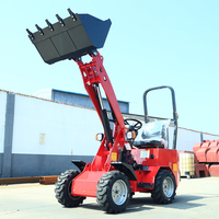 Performa Unggul Wheel Loader Roda Kecil Penanganan Material Konstruksi Loader Rumah Tangga Loader Artikulasi Hidrolik Diesel 4x4