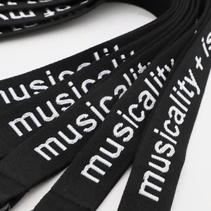Fashion Heavy Duty Woven Jacquard Lanyard Custom Logo Keychain Strap Music Event Artist Id Badge Lanyard - Product Image 3