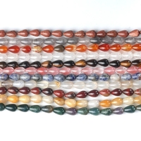 6*9mm 8*12mm 10*14mm pierre précieuse goutte d'eau perle cristal Agate Turquoise Lapis Lazuli pierre précieuse larme perle pour la fabrication de bijoux