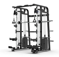 Prix d'usine direct équipement de gymnastique à domicile commercial entraîneur multifonctionnel support de squat de puissance Smith Machine multi fonctionnelle