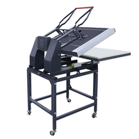 Presse à chaleur hydraulique semi-automatique à plat pour impression par sublimation sur t-shirts, grand format 80*100cm (31.5''X39'')