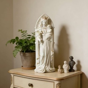 Statue en résine de la Vierge <span class=keywords><strong>Marie</strong></span> - Ornement de décoration haut de gamme pour la maison, sculpture personnalisée par Bozhi Art - Product Image 4