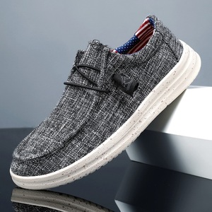 Scarpe da Guida Estive da Uomo in Denim Traspirante di Grandi Dimensioni, Mocassini Casual Slip-on, <span class=keywords><strong>Sneakers</strong></span> Disponibili per la Vendita Diretta - Offerta Calda - Product Image 2