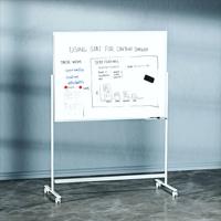 Tableau blanc double face, chevalet mobile, tableau magnétique 36H X 48W pouces