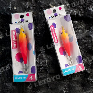 LETOYO 플로팅 슷테 야광 우산 에기 오징어 지그, 스테인리스 스틸 스위블 및 실리콘 핀 포함, 요즈리 오징어 지그 - Product Image 6