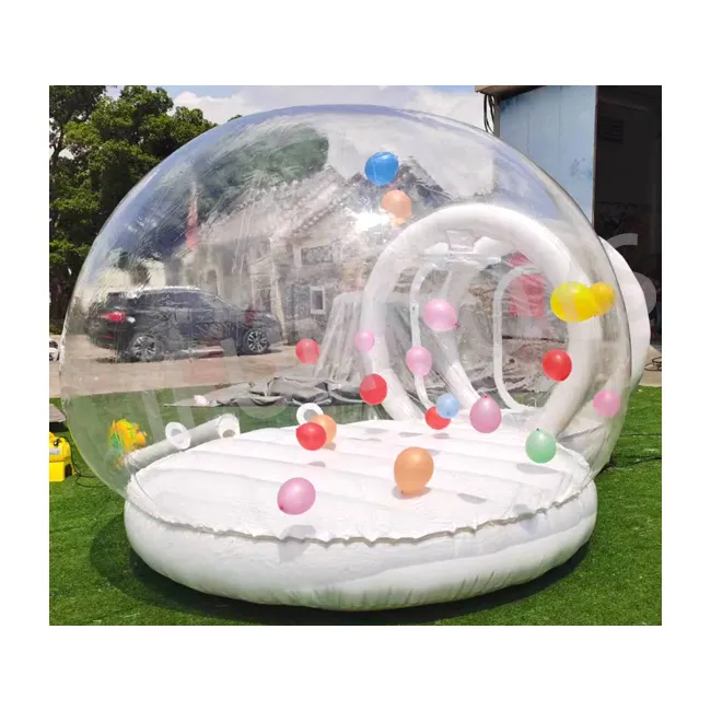 Kids Balloons Fun Jumping House Clear Inflável Igloo Dome Bubble Tent Transparente Inflável Bubble Balloons House For Party