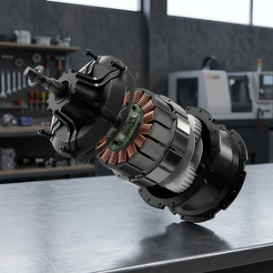 Moteur HEZZO 8000W F8, état neuf, aimant permanent synchrone - Product Image 2