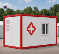 Maison préfabriquée en conteneur, abri d'urgence portable, secours en cas de catastrophe, maison mobile modulaire, maison préfabriquée temporaire en conteneur