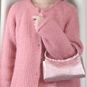 Bolso de Mano Elegante y Casual para Mujer, con Diamantes Brillantes, para Fiestas y Eventos - Product Image 3